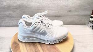 Nike Air Max 2017 Running Shoes 849560-009 Platinum Wolf Grey White. Womens 7.5